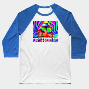 Mushroom Magic Baseball T-Shirt